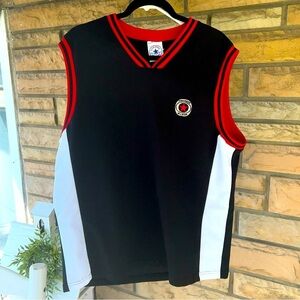 Converse All⭐️Star Chuck Taylor Men’s Black/Red/White Tank Sz L